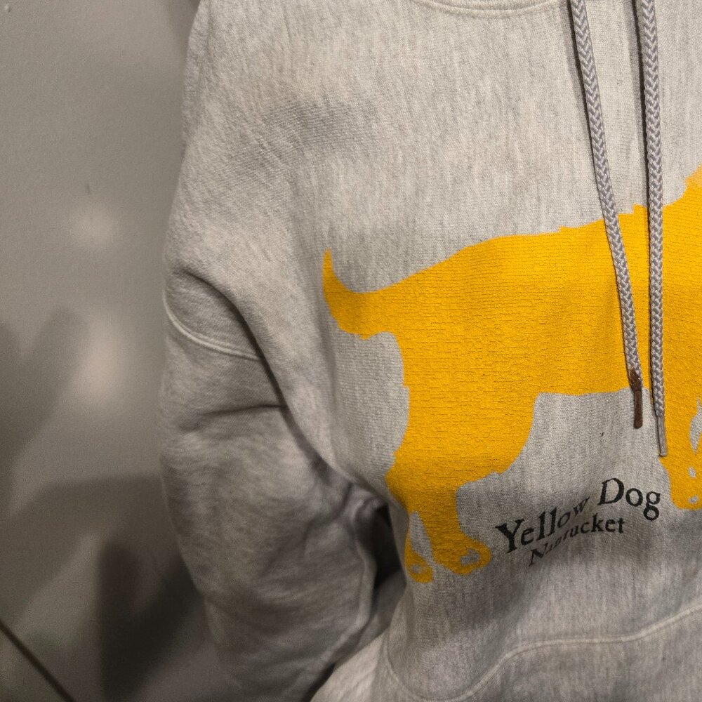 Yellow Dog Nantucket Gray Sweatshirt Size S/M Hoodie Cozy  Unisex - Picture 5 of 5